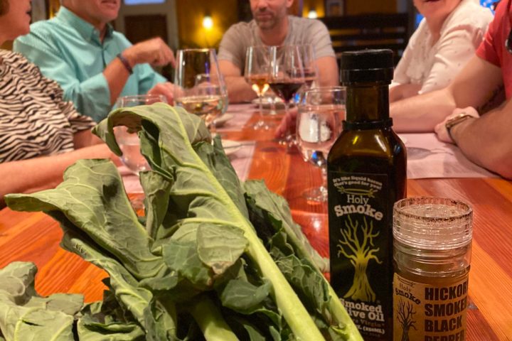 Grant Landry et al. sitting at a table