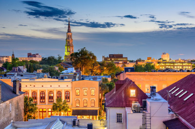 Charleston, South Carolina, USA town skyline. Charleston, South Carolina, USA town skyline.