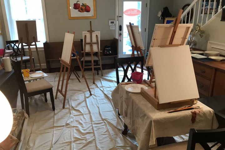 Painting with cocktails