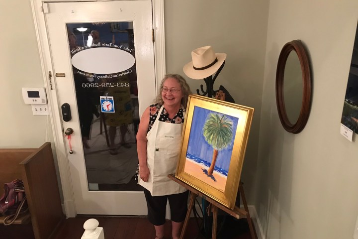 Art classes with wine