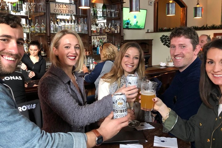 a group of people posing for the camera